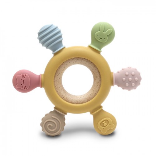 Μασητικό Παιχνίδι Teether_yellow_ring 7116